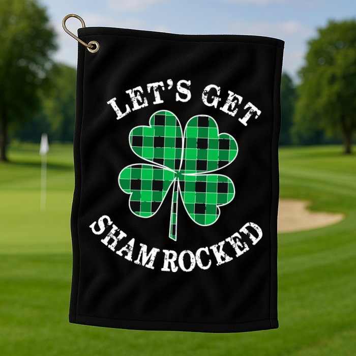 Let's Get Shamrocked: St. Patrick's Day Design With Clover Golf Towel