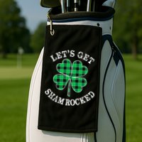 Let's Get Shamrocked: St. Patrick's Day Design With Clover Golf Towel