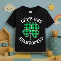 Let's Get Shamrocked: St. Patrick's Day Design With Clover Toddler T-Shirt