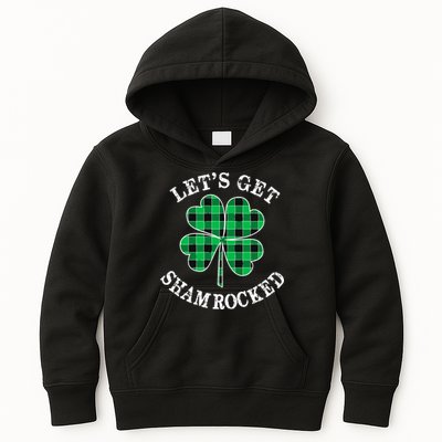 Let's Get Shamrocked: St. Patrick's Day Design With Clover Kids Hoodie