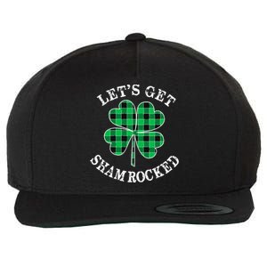 Let's Get Shamrocked: St. Patrick's Day Design With Clover Wool Snapback Cap