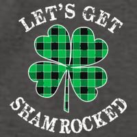 Let's Get Shamrocked: St. Patrick's Day Design With Clover Vector Backpack