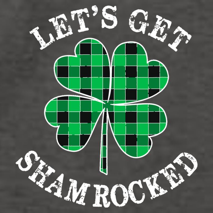 Let's Get Shamrocked: St. Patrick's Day Design With Clover Vector Backpack