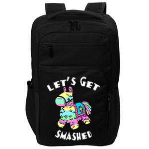 LetS Get Smashed Mexican Party Gift Impact Tech Backpack