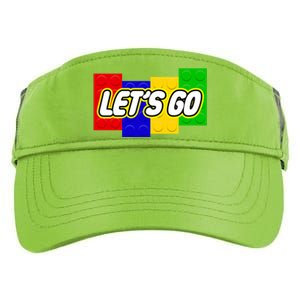 Let's Go Spoof Parody Logo Adult Drive Performance Visor