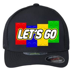 Let's Go Spoof Parody Logo Flexfit Unipanel Trucker Cap