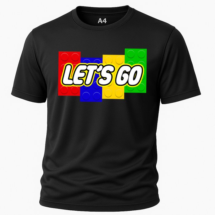 Let's Go Spoof Parody Logo Cooling Performance Crew T-Shirt
