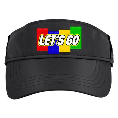 Let's Go Spoof Parody Logo Adult Drive Performance Visor