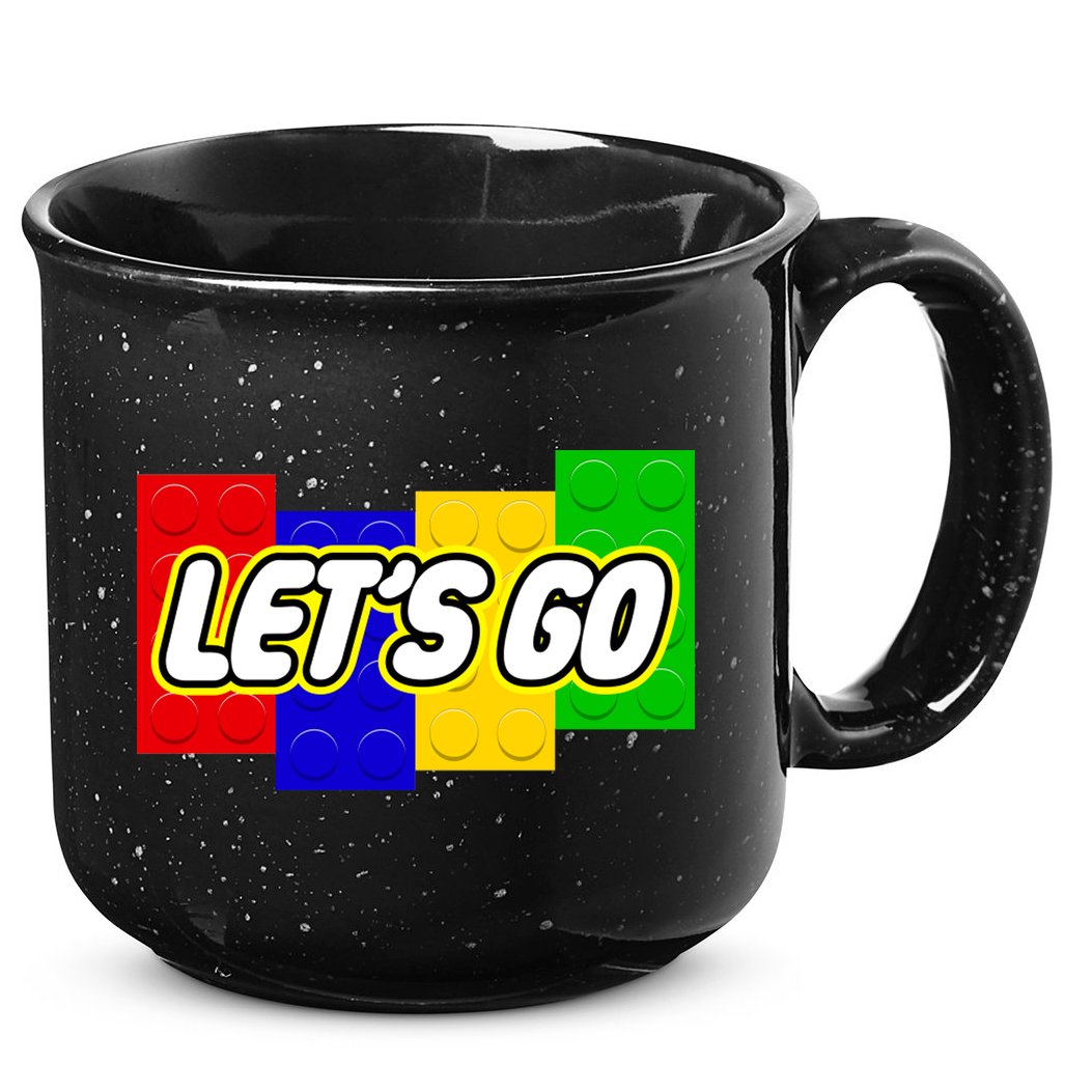 Let's Go Spoof Parody Logo 15oz Campfire Ceramic Mug