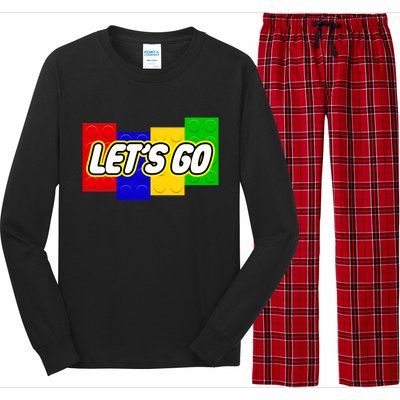 Let's Go Spoof Parody Logo Long Sleeve Pajama Set