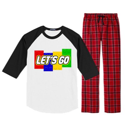 Let's Go Spoof Parody Logo Raglan Sleeve Pajama Set