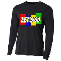 Let's Go Spoof Parody Logo Cooling Performance Long Sleeve Crew