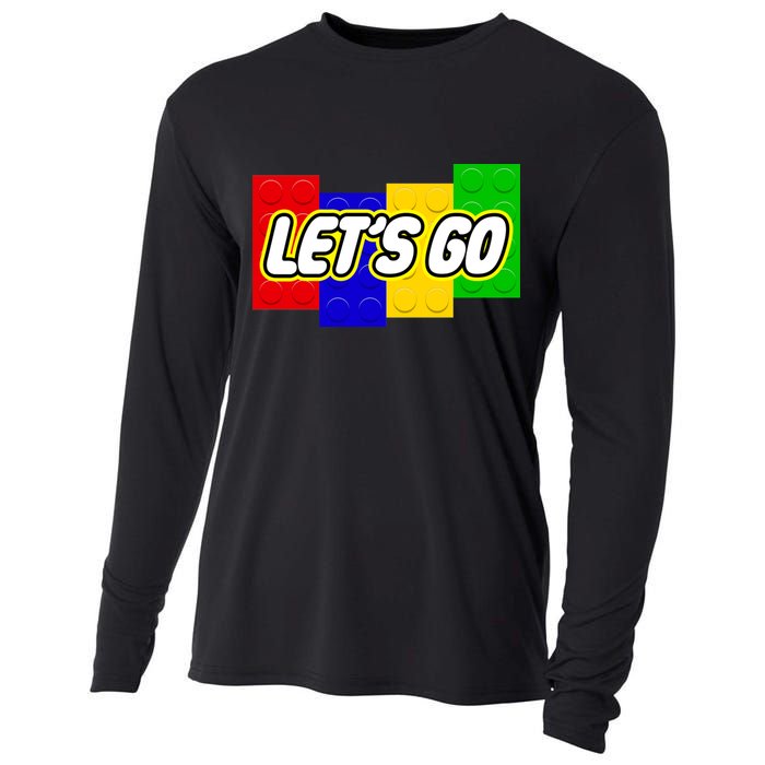Let's Go Spoof Parody Logo Cooling Performance Long Sleeve Crew