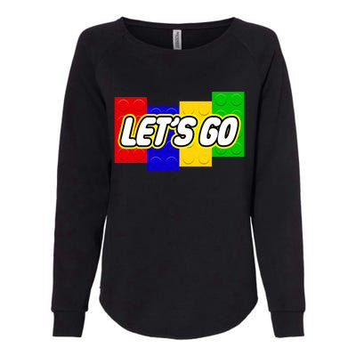 Let's Go Spoof Parody Logo Womens California Wash Sweatshirt