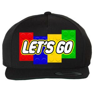 Let's Go Spoof Parody Logo Wool Snapback Cap