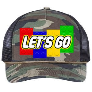 Let's Go Spoof Parody Logo Retro Rope Trucker Hat Cap