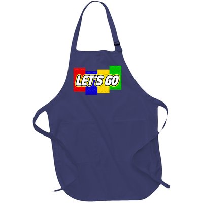 Let's Go Spoof Parody Logo Full-Length Apron With Pockets