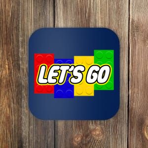 Let's Go Spoof Parody Logo Coaster