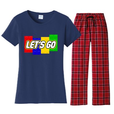 Let's Go Spoof Parody Logo Women's Flannel Pajama Set