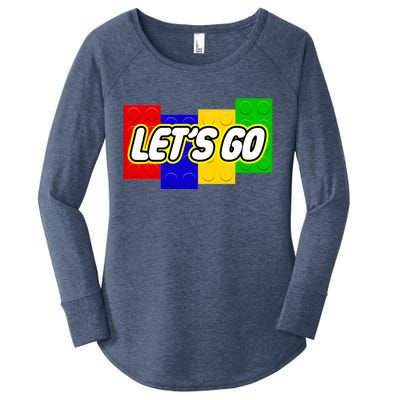 Let's Go Spoof Parody Logo Women's Perfect Tri Tunic Long Sleeve Shirt