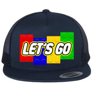 Let's Go Spoof Parody Logo Flat Bill Trucker Hat