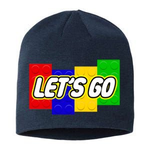 Let's Go Spoof Parody Logo Sustainable Beanie