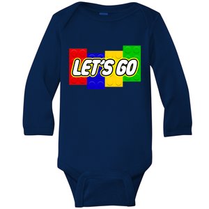 Let's Go Spoof Parody Logo Baby Long Sleeve Bodysuit