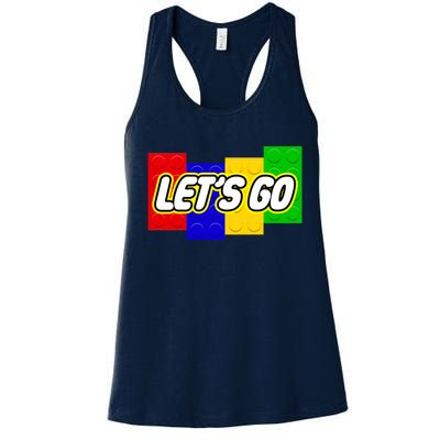 Let's Go Spoof Parody Logo Women's Racerback Tank