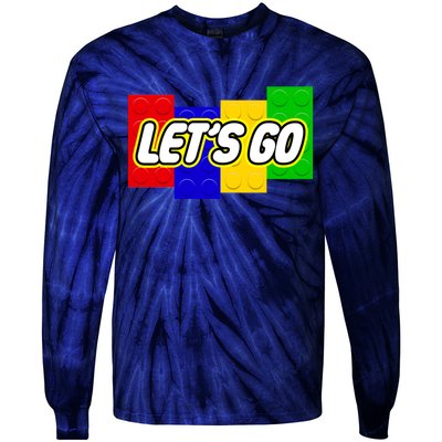 Let's Go Spoof Parody Logo Tie-Dye Long Sleeve Shirt