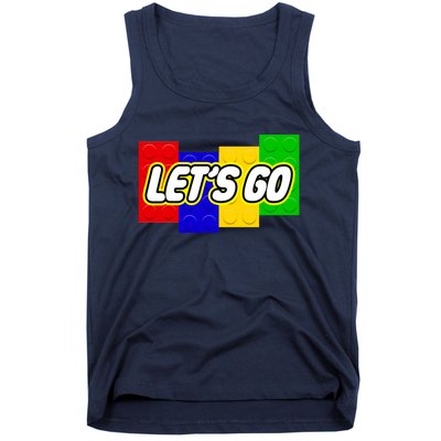 Let's Go Spoof Parody Logo Tank Top