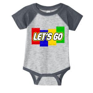 Let's Go Spoof Parody Logo Infant Baby Jersey Bodysuit