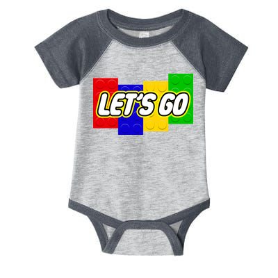 Let's Go Spoof Parody Logo Infant Baby Jersey Bodysuit