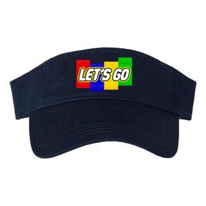 Let's Go Spoof Parody Logo Valucap Bio-Washed Visor