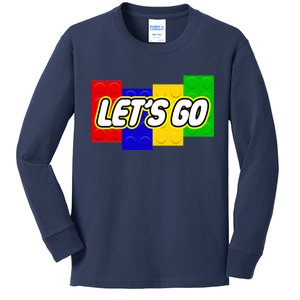 Let's Go Spoof Parody Logo Kids Long Sleeve Shirt