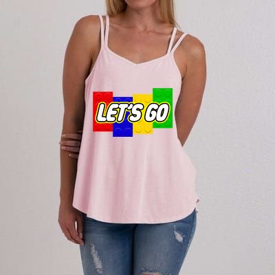 Let's Go Spoof Parody Logo Women's Strappy Tank