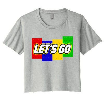 Let's Go Spoof Parody Logo Women's Crop Top Tee