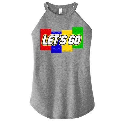 Let's Go Spoof Parody Logo Women's Perfect Tri Rocker Tank