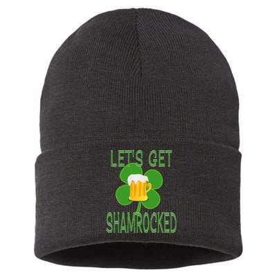 Let's Get Shamrocked St. Patty's Day Sustainable Knit Beanie