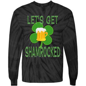 Let's Get Shamrocked St. Patty's Day Tie-Dye Long Sleeve Shirt