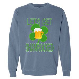 Let's Get Shamrocked St. Patty's Day Garment-Dyed Sweatshirt