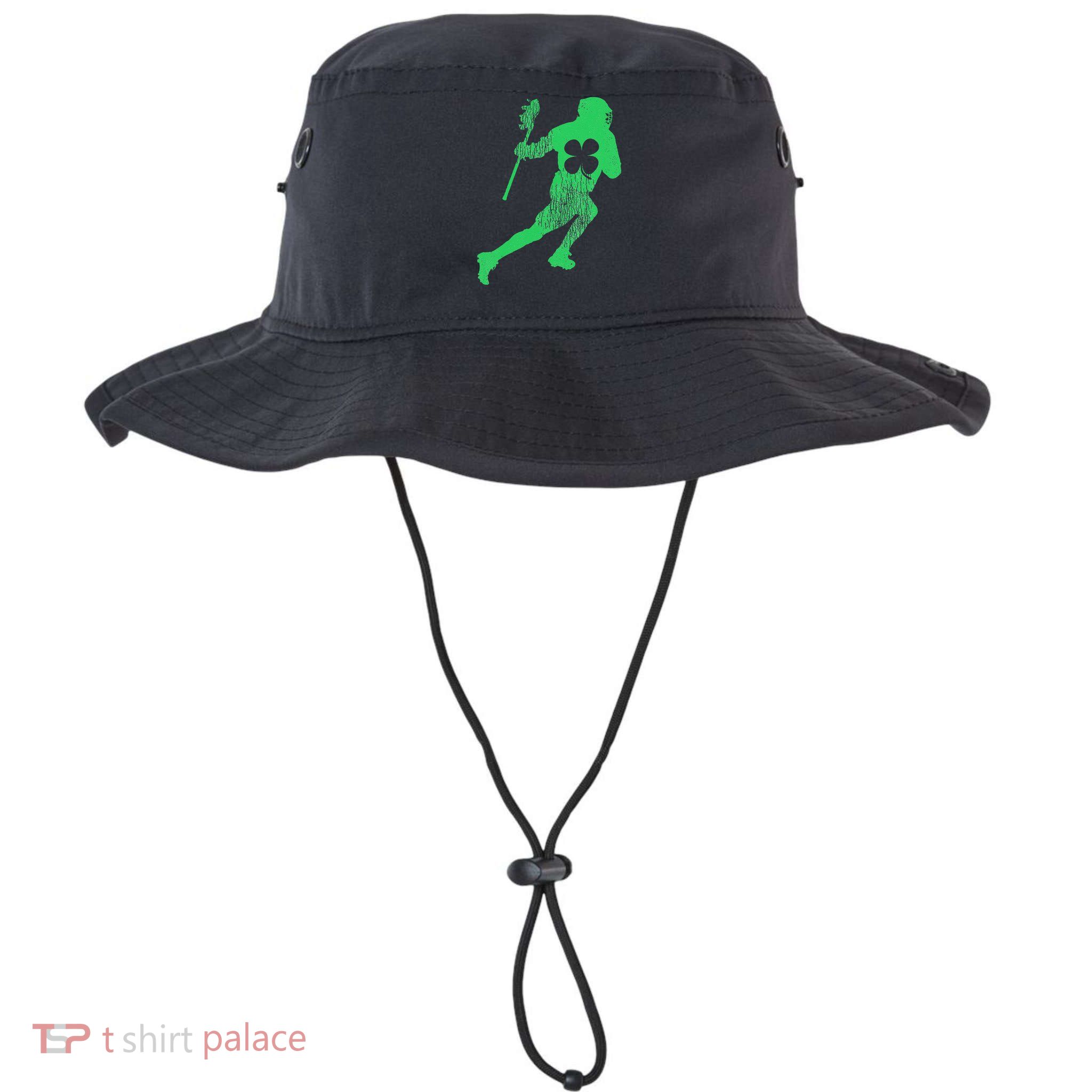 Lacrosse Gift St. Patrick's Day Shamrock Irish Saint Paddy's Bucket Hat