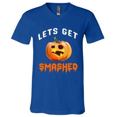 Lets Get Smashed Gift V-Neck T-Shirt