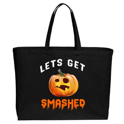 Lets Get Smashed Gift Cotton Canvas Jumbo Tote