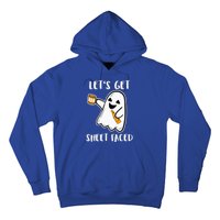 Let's Get Sheet Faced Boos Beer Drinking Boo Ghost Halloween Hoodie