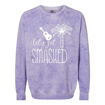 Let's Get Smashed Colorblast Crewneck Sweatshirt