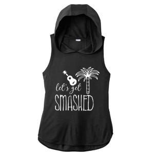 Let's Get Smashed Ladies PosiCharge Tri-Blend Wicking Draft Hoodie Tank