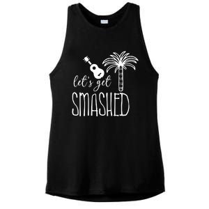 Let's Get Smashed Ladies PosiCharge Tri-Blend Wicking Tank