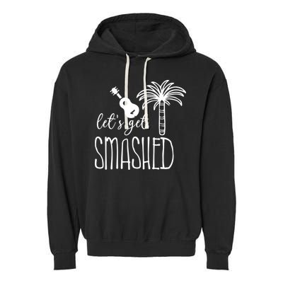 Let's Get Smashed Garment-Dyed Fleece Hoodie