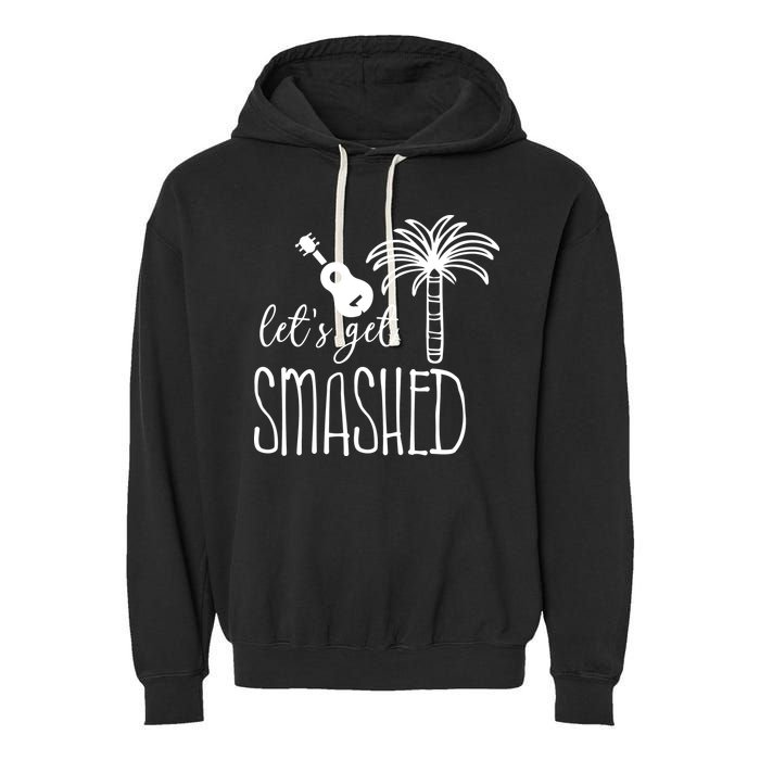 Let's Get Smashed Garment-Dyed Fleece Hoodie