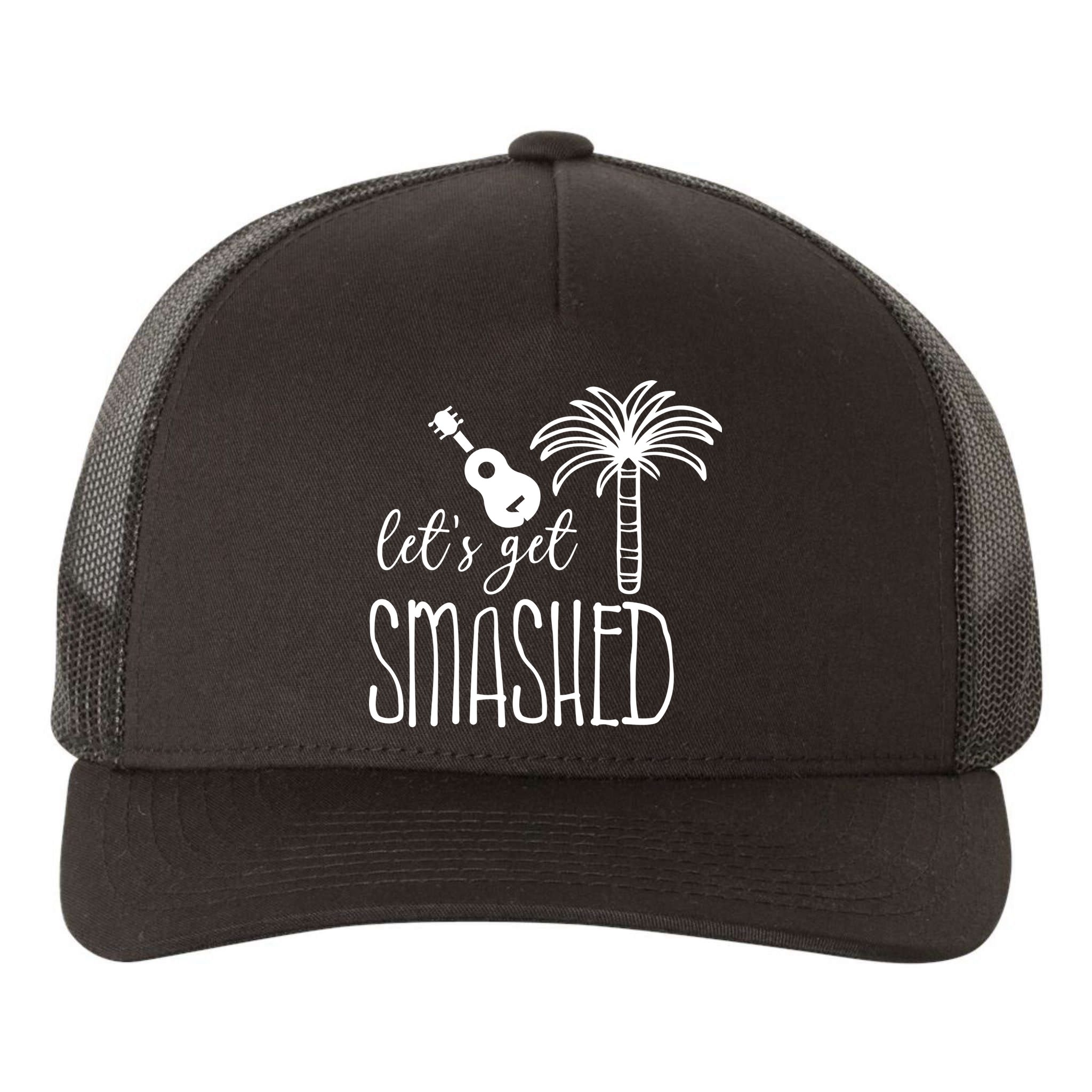 Let's Get Smashed Yupoong Adult 5-Panel Trucker Hat